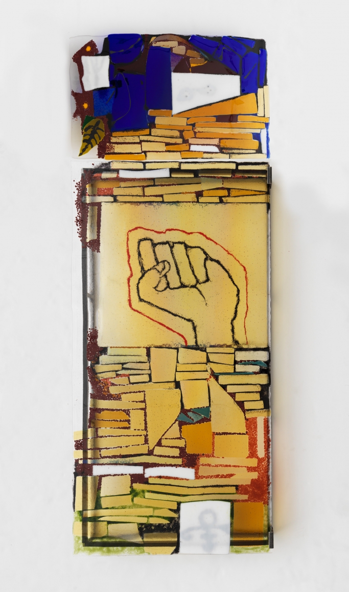 January '17, 2017, Fused glass