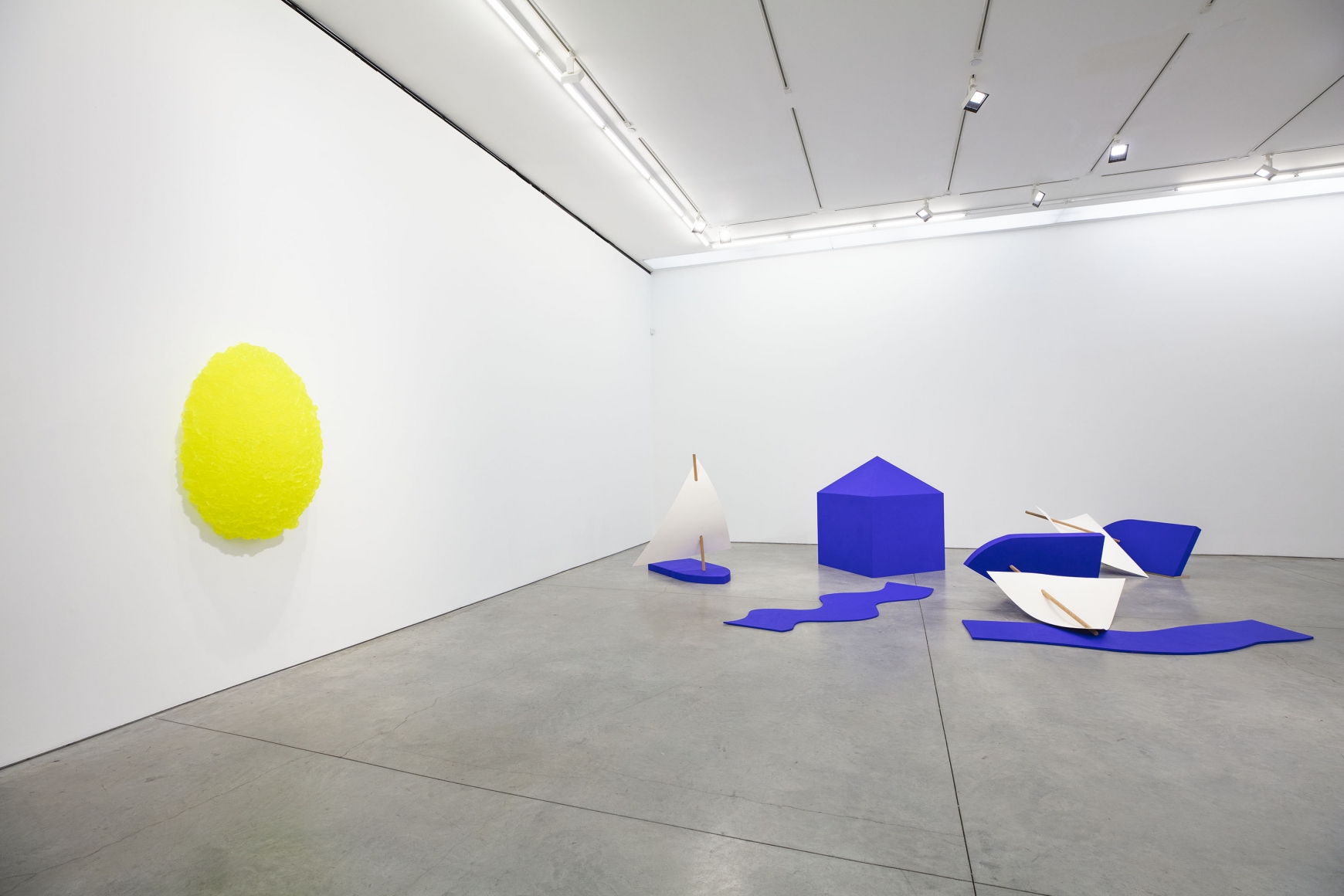 Painting/Sculpture (Installation View), Marianne Boesky Gallery, 2019
