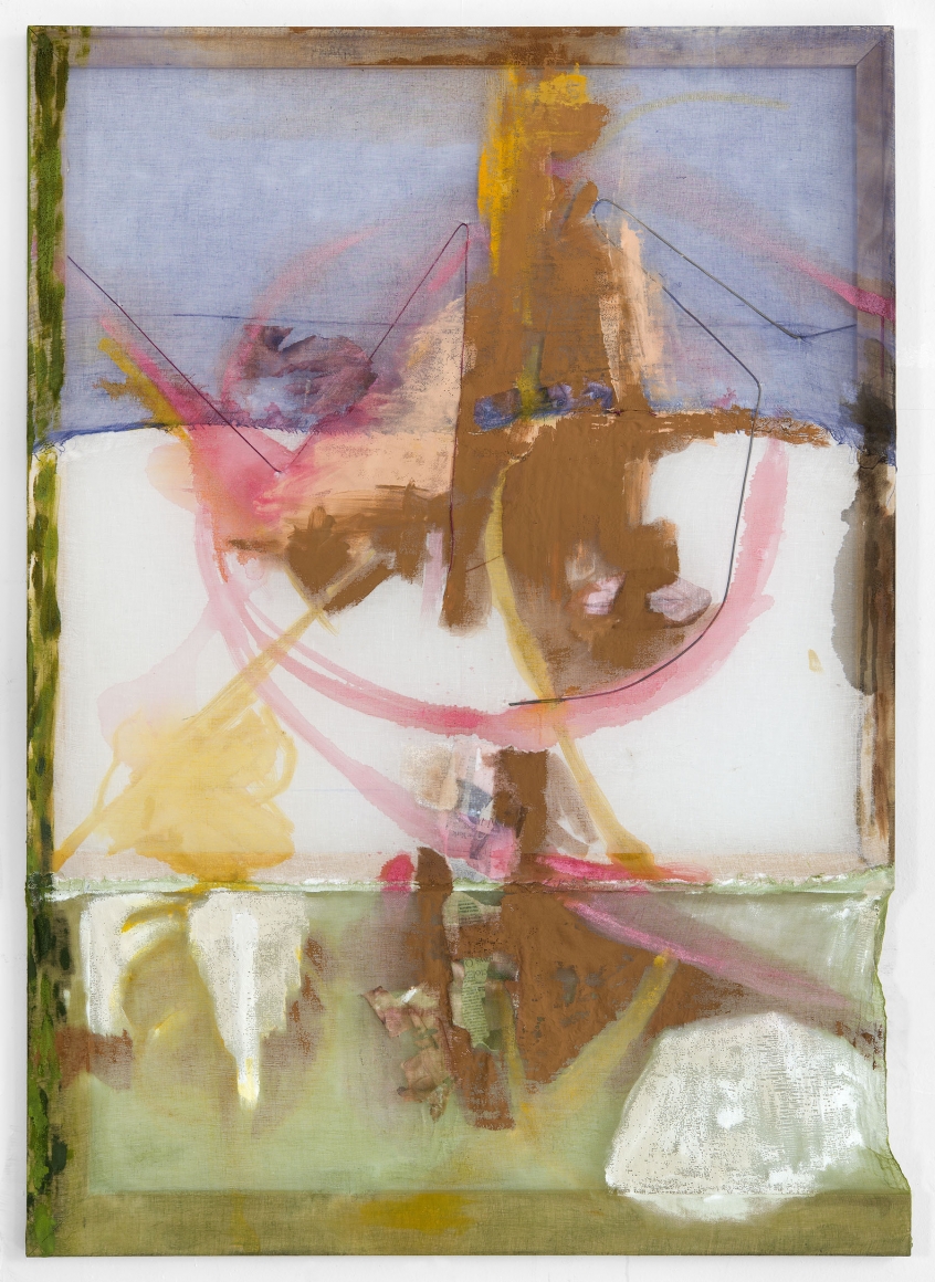 a painting by female artist jessica jackson hutchins that is abstract and colorful