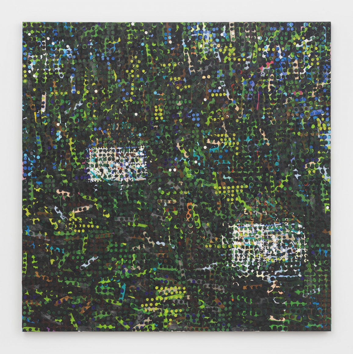 Forest and Houses, 1999, Oil on canvas