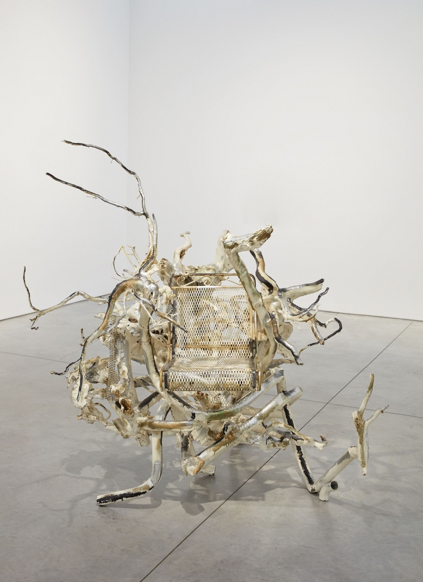 Thornton Dial, Testing Chair (Remembering Bessie Harvey), 1995