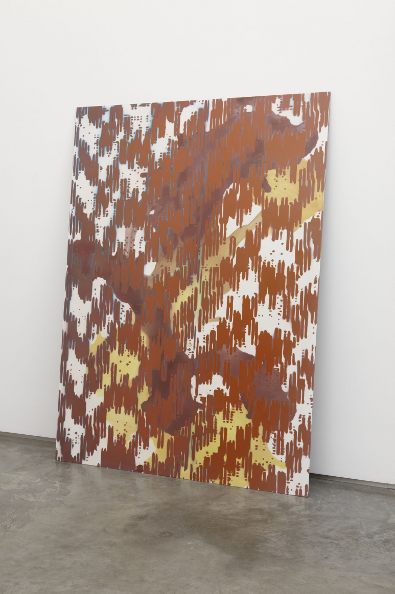 Conversations with a Bitter Pill, 2010, Enamel and pigment on steel