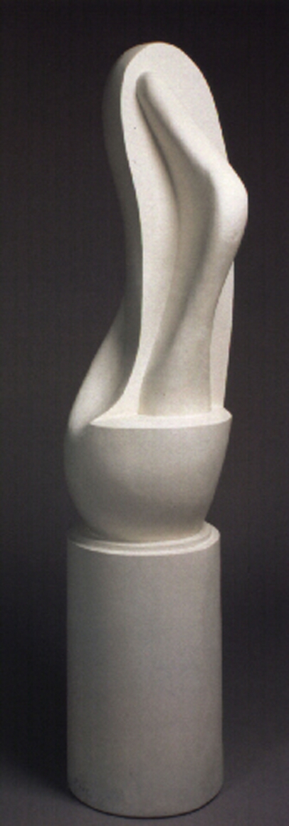 Jean Arp, Amphore de muse, 1960, Painted papier mâché with plaster
