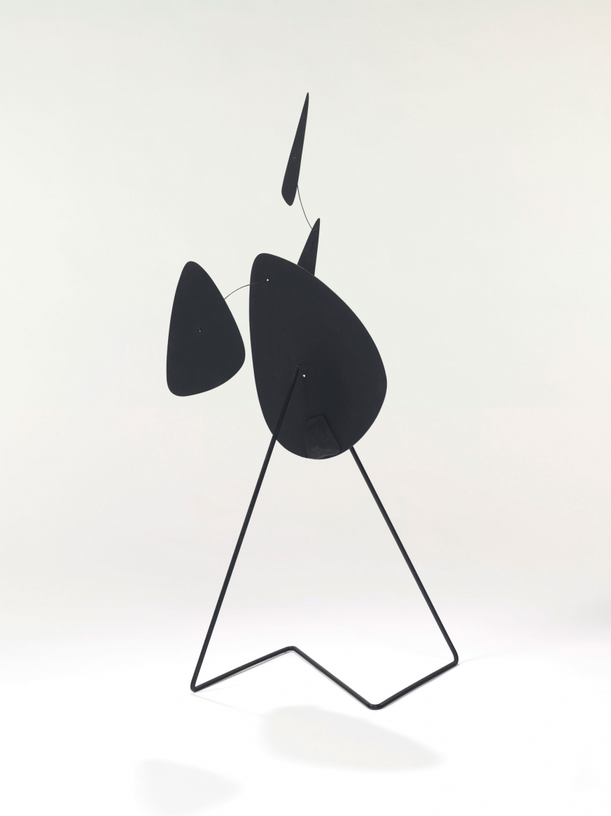 Alexander Calder, Spherical Triangle (maquette), 1938, Sculpture: Stabile: painted sheet metal and wire