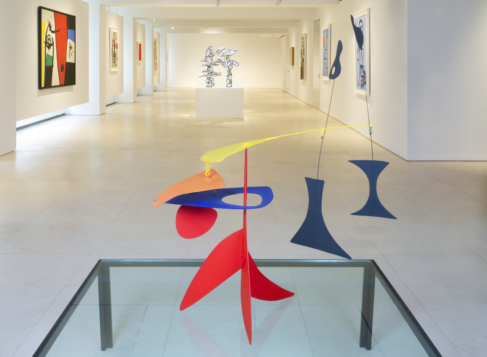 Installation view of Masterworks.