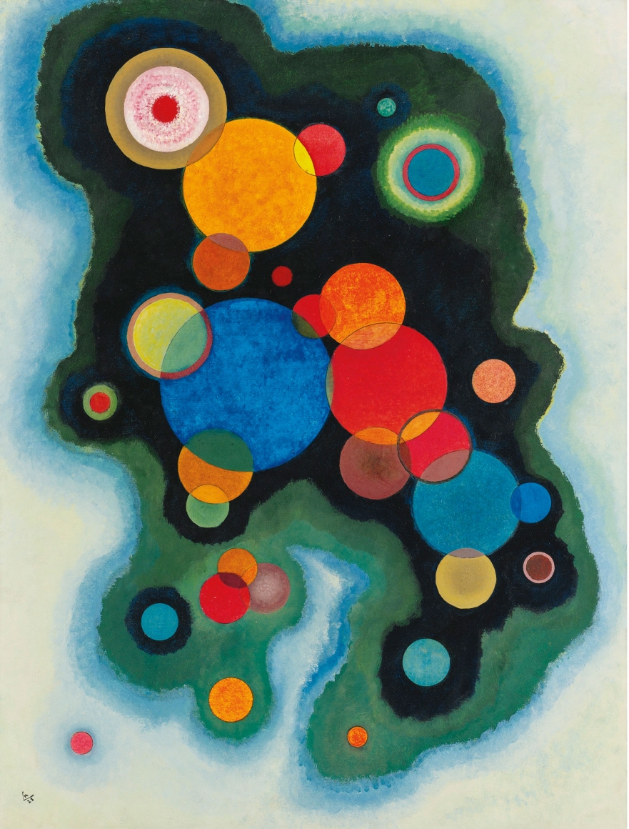 Wassily Kandinsky, VERTIEFTE REGUNG (DEEPENED IMPULSE), 1928, Oil on canvas