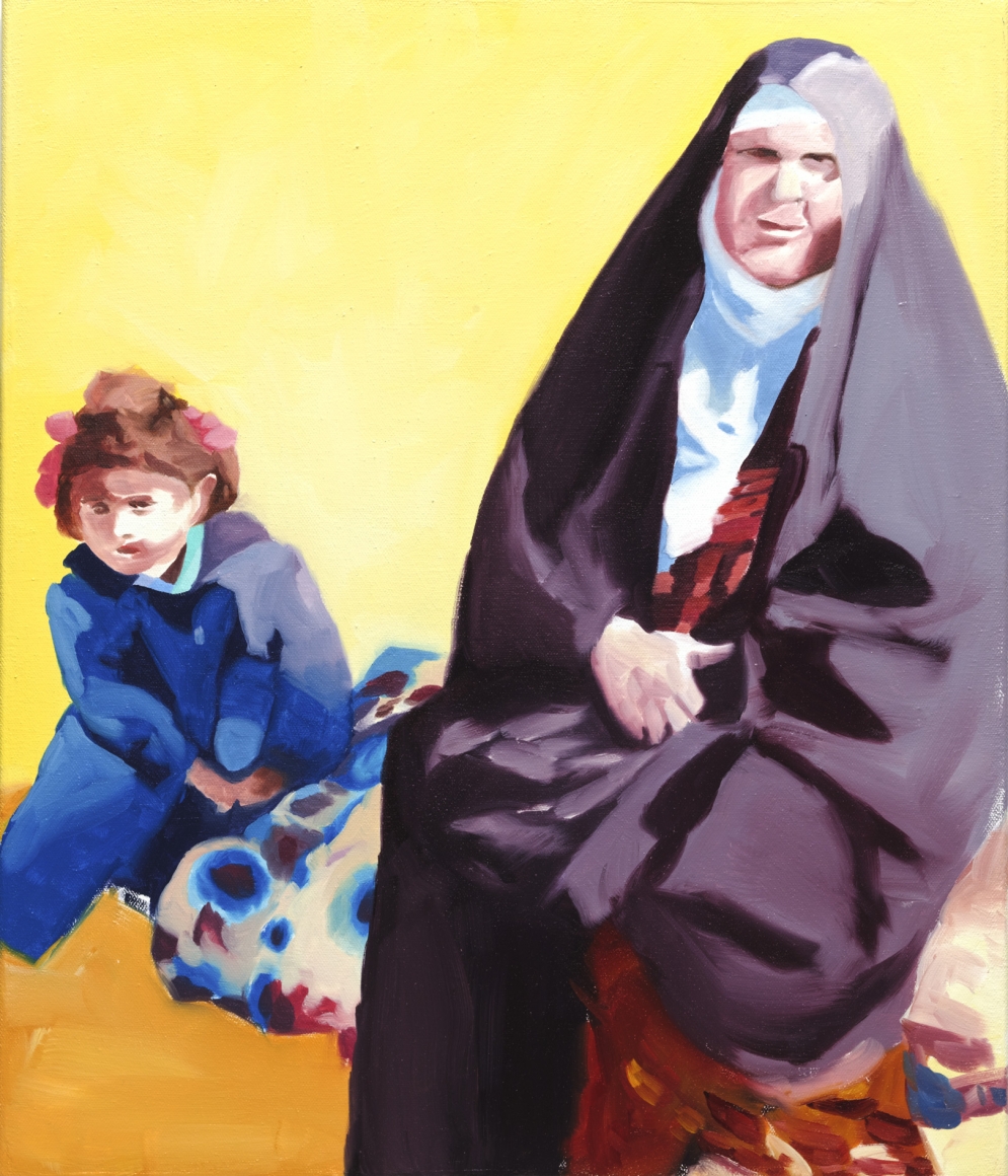 megan rye, Morning/Mourning 4, 2011, oil on canvas, 17 x 20 inches