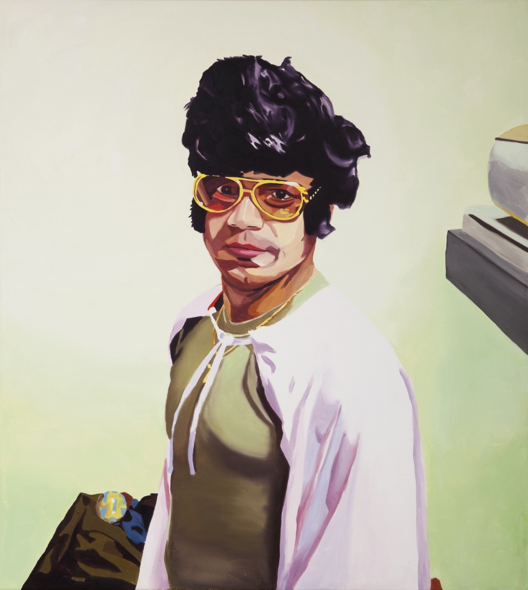 megan rye, Protect You, 2010, oil on canvas, 36 x 40 inches