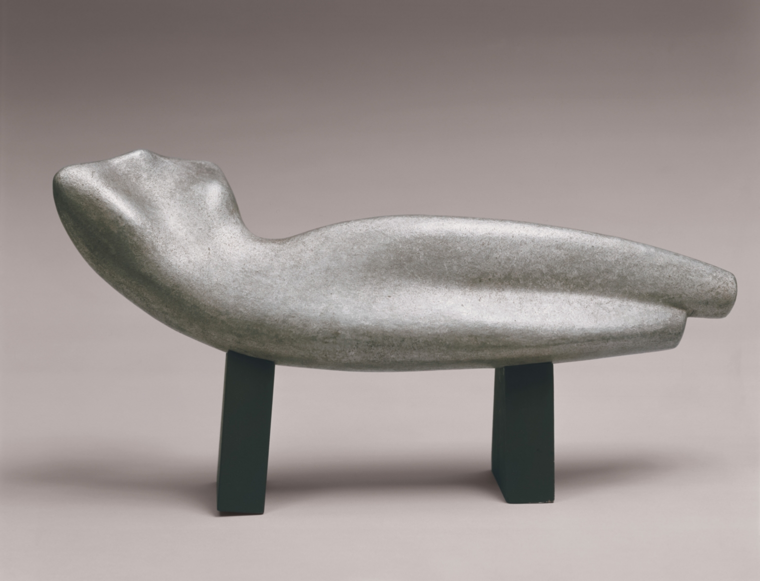 Alexander Archipenko, Torso in Space, 1935, cast c. 1950, aluminum, 11 h x 22 1/4 w x 5 3/4 d inches, lifetime cast,