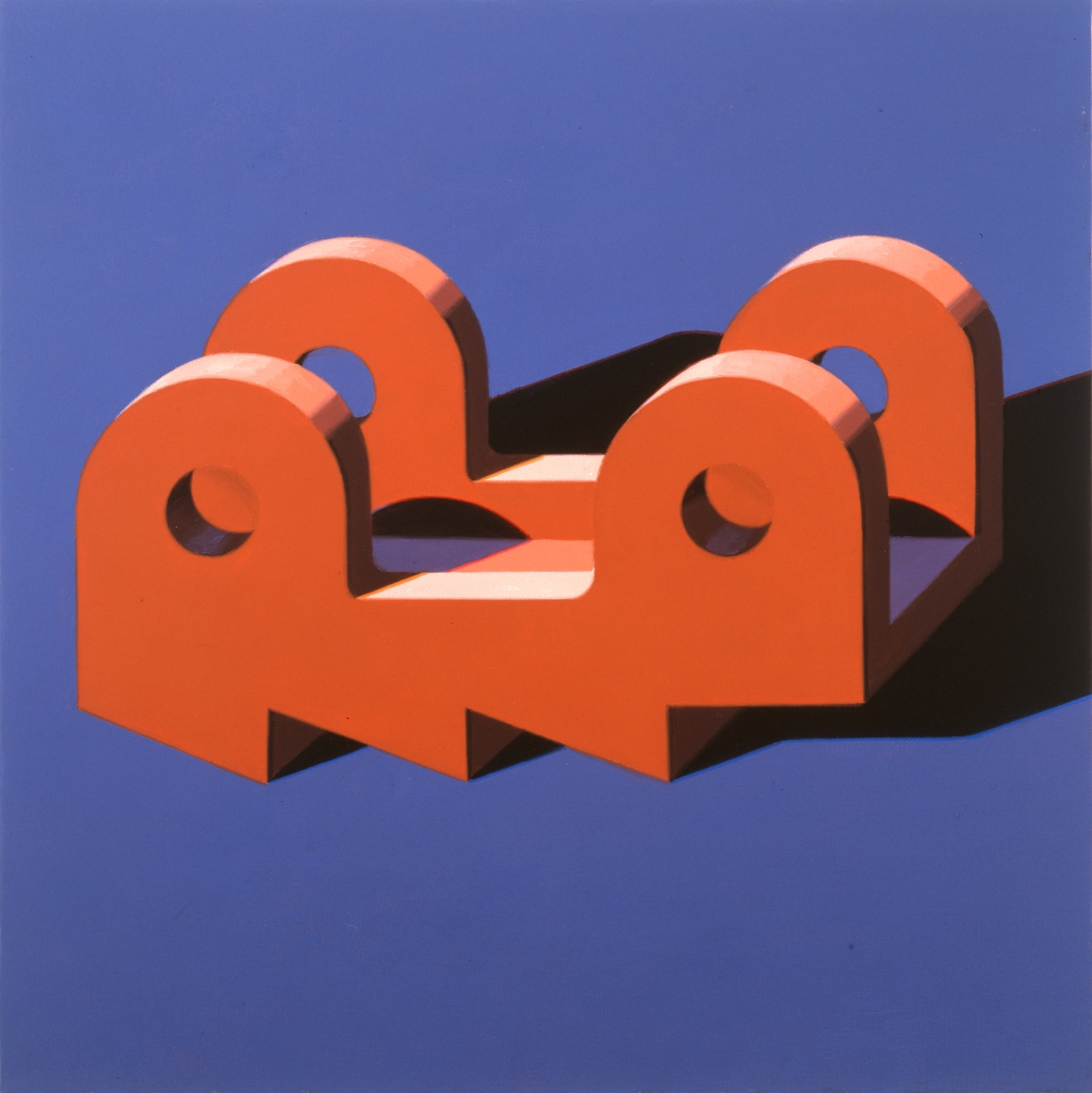 Robert Cottingham, Component IXX, 2005, gouache on paper, 5 1/2 x 5 1/2 inches
