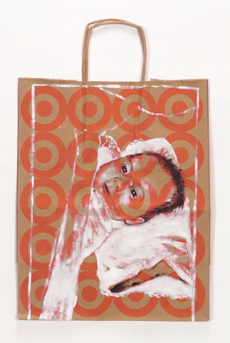 Megan Rye Sarah, 2017 oil on paper 19 x 12 inches