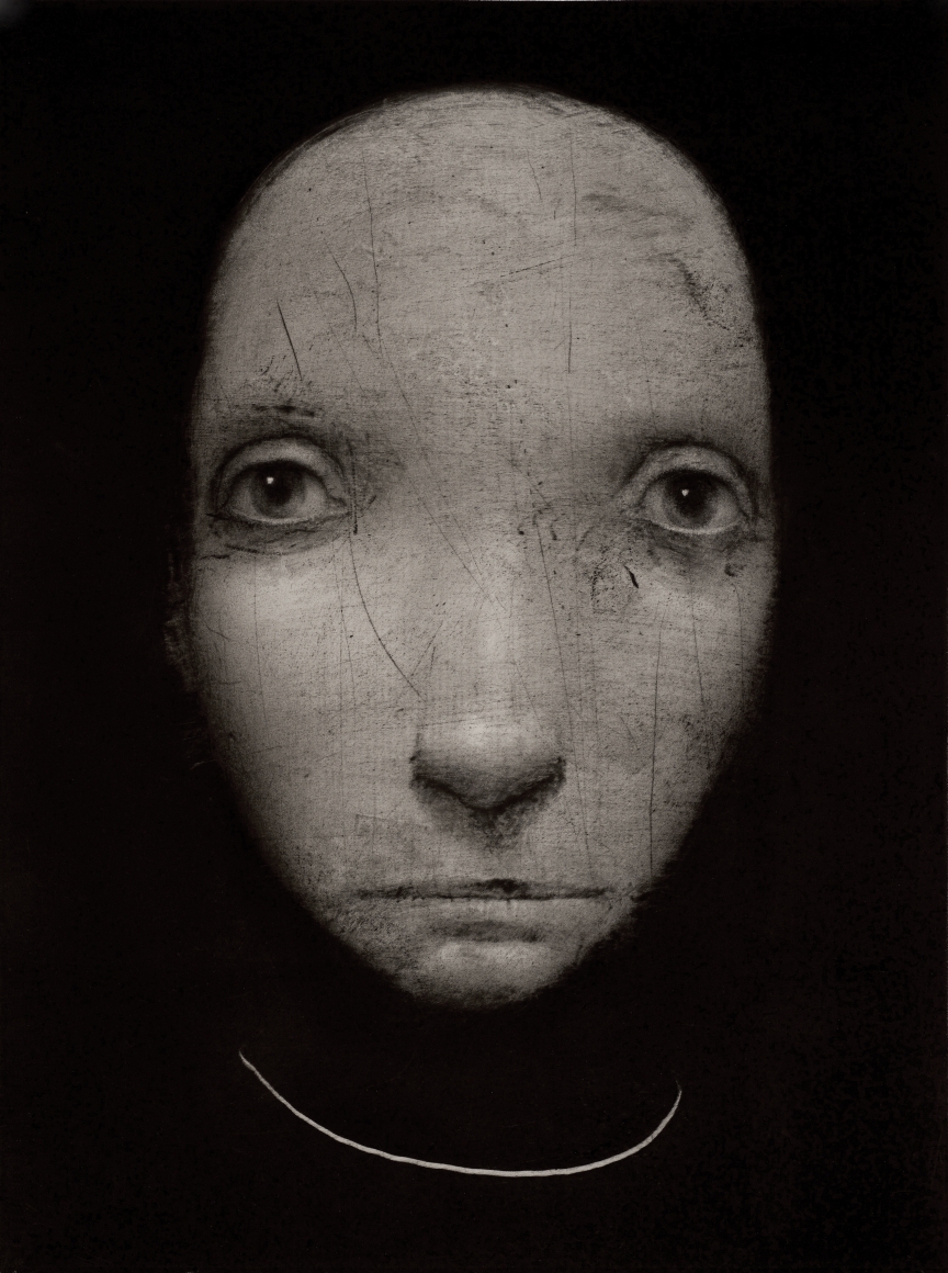 Alan Magee, Barrack Twenty-Five, 2020, monotype with watercolor and black pencil, 24 x 18 inches
