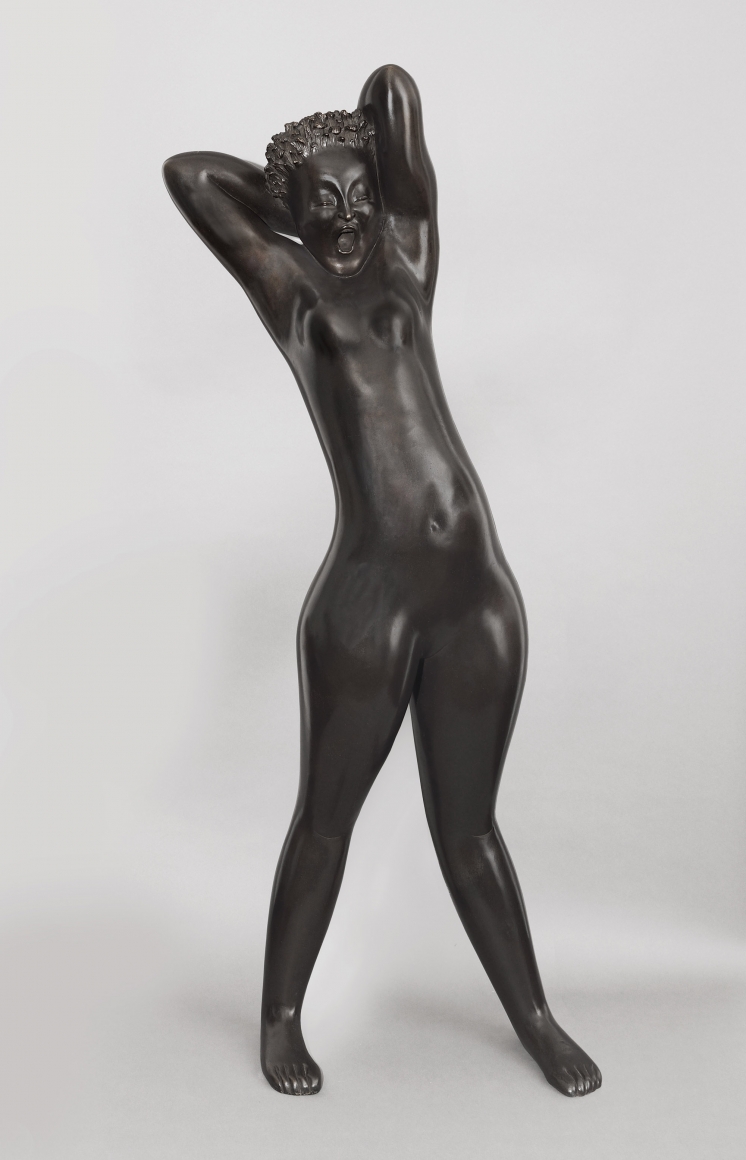 Hugo Robus, Dawn , 1931, bronze, 66 1/2 x 28 x 17 inches, Edition of 3 - lifetime cast