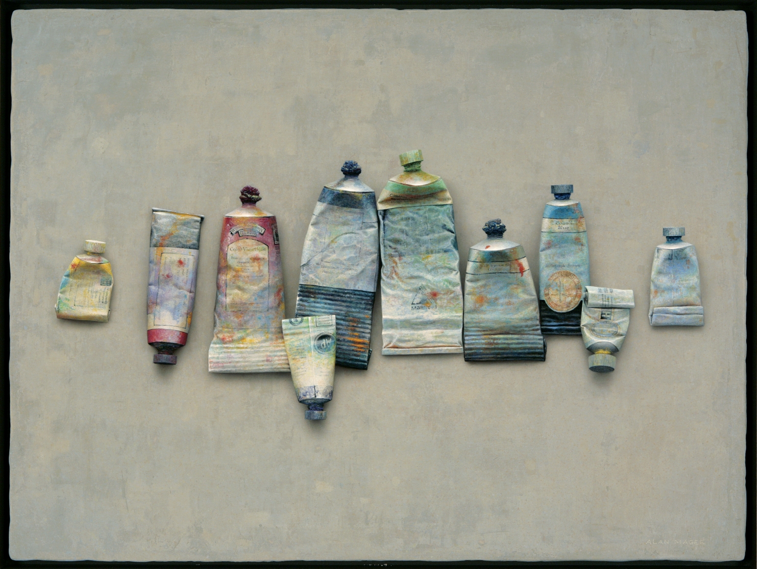 Alan Magee, Theatrum Mundi (SOLD), 2010, acrylic on panel, 24 x 32 inches