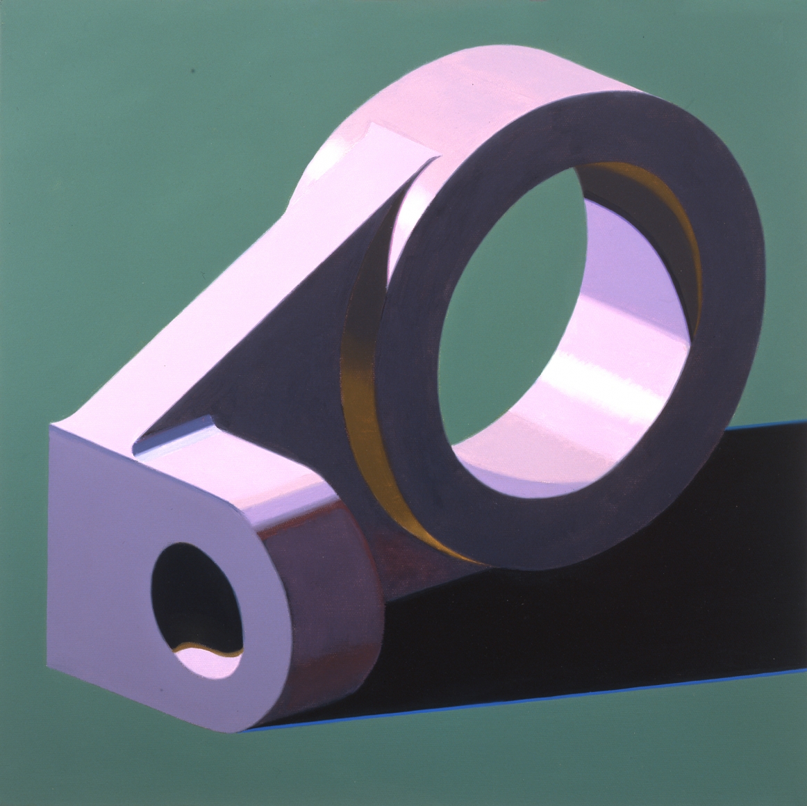 Robert Cottingham, Component IX, 2005, gouache on paper, 5 1/2 x 5 1/2 inches