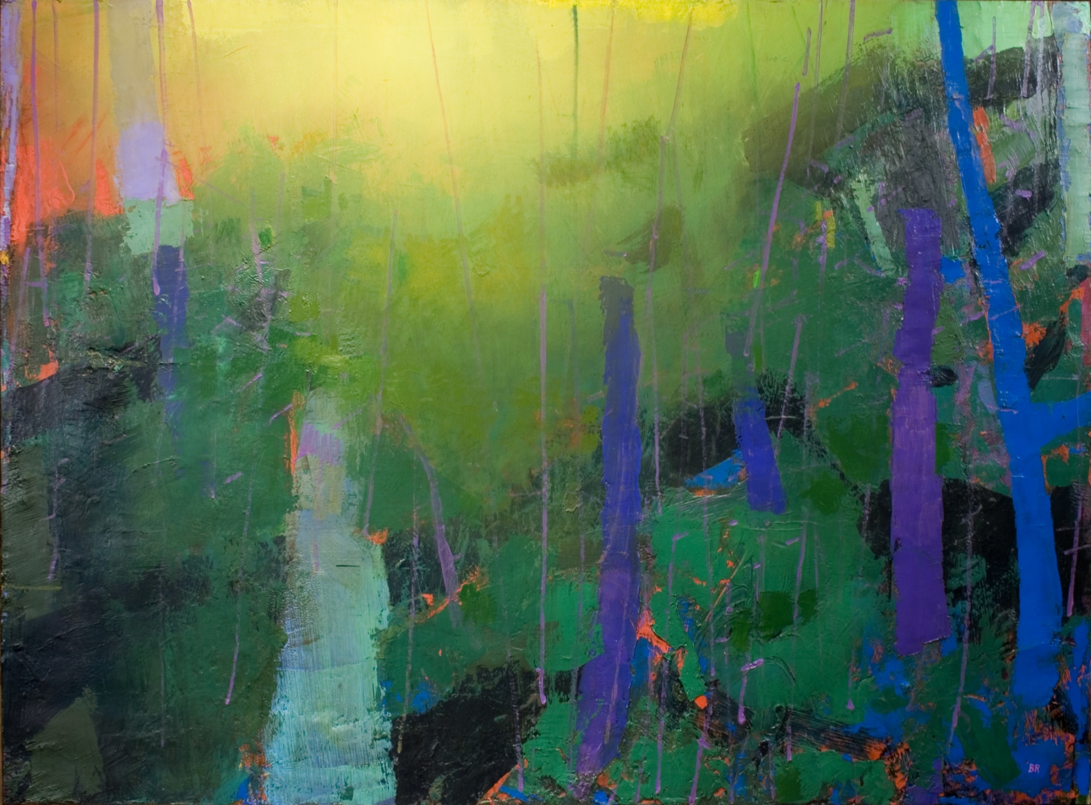 Brian Rutenberg Utterance, 2016, oil on linen, 60 x 82 inches