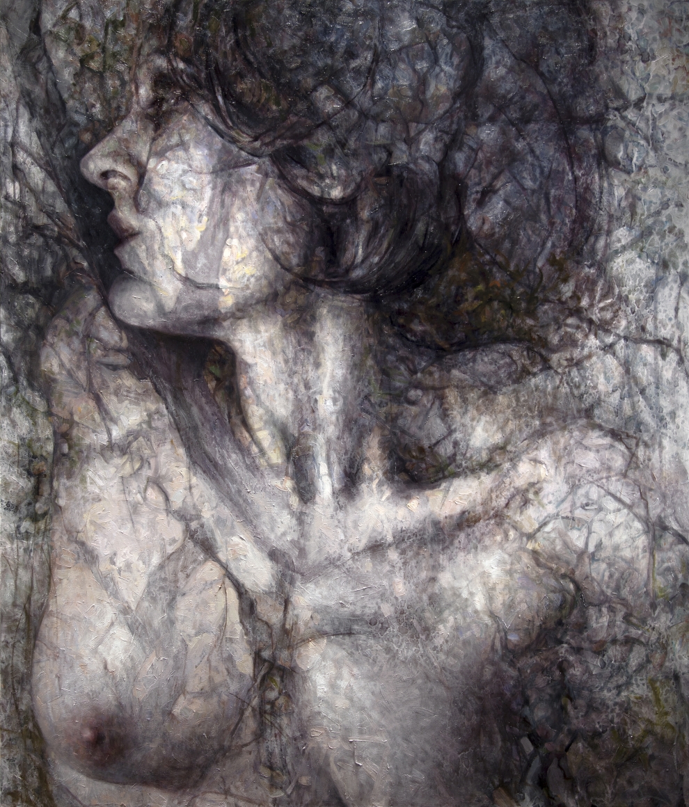 alyssa monks, Avail, 2016, oil on linen, 66 x 56 inches