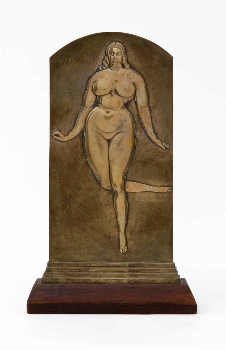 Gaston Lachaise, Woman, c. 1911–18, bronze relief, 14 1/2 h x 7 w x 1 1/2 d inches, unique cast