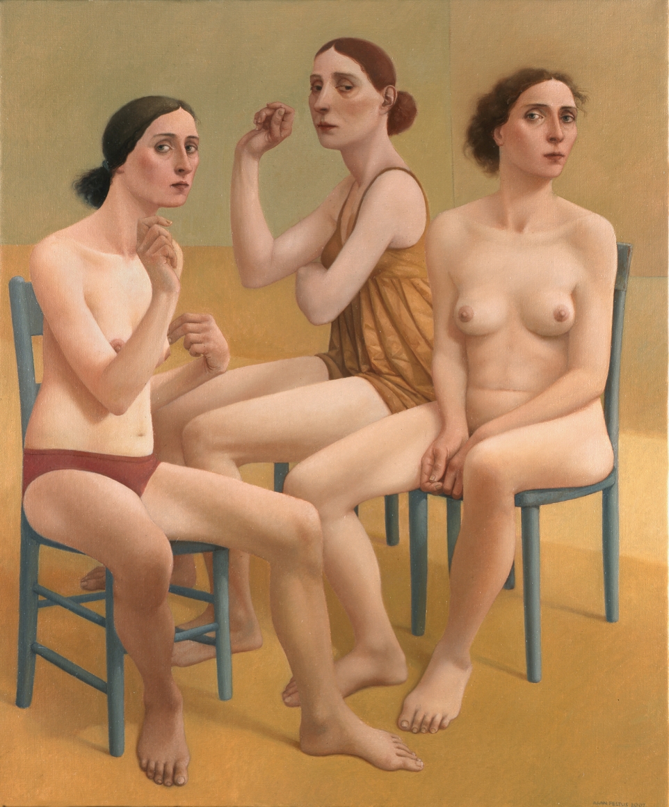 alan feltus, Inner Voices II, 2007, oil on canvas, 47 1/4 x 39 1/4 inches