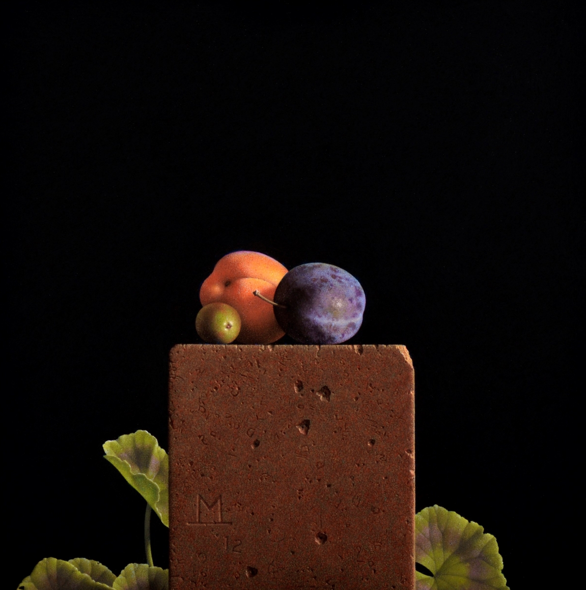 G. Daniel Massad, Foursquare Summer, 2012, pastel on paper, 9 x 9 inches