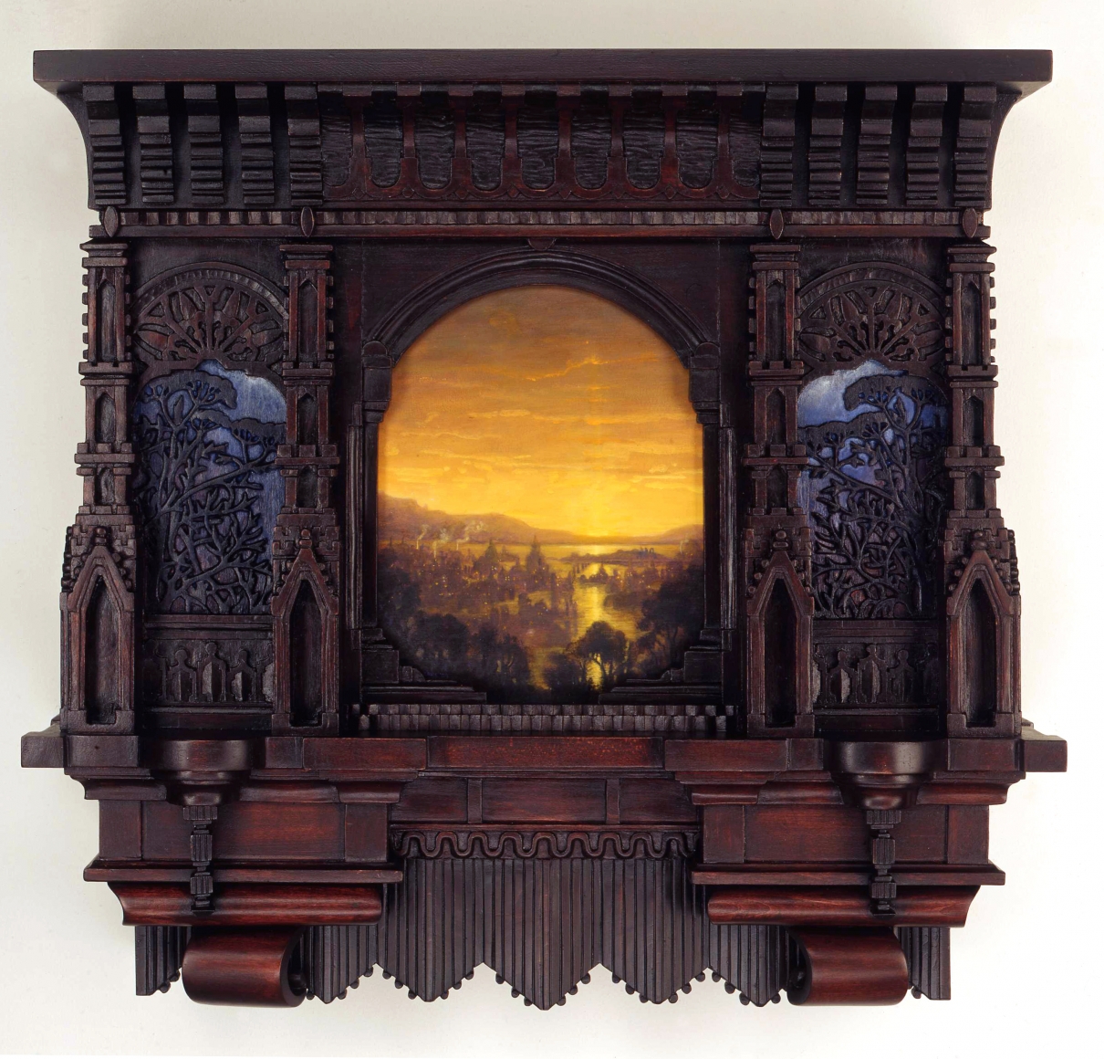 Holly Lane, The Mooring Hour: When Sky is Nearer than Skin (SOLD), 2009, mixed media, 23 1/2 x 25 x 7 3/4 inches