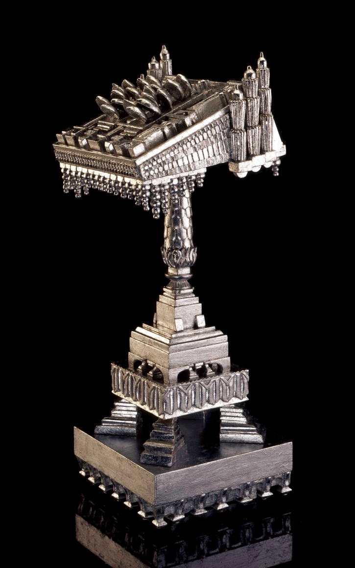 Holly Lane, The Poet's Lectern, 2009, gilded basswood, 22 3/4 x 9 x 9 inches, Crate Dimensions: 32 x 31 x 37 inches, 150 lbs