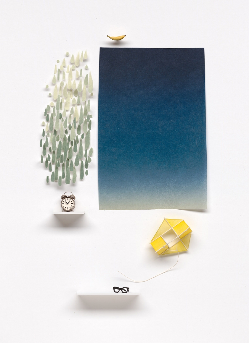 cybele young, We weren't sure it would work, 2014, Japanese paper, lithography inks, 24 x 16 1/2 x 2 inches