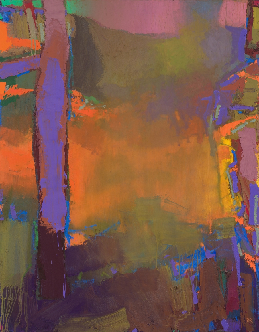 brian rutenberg, Longleaf, 2013-14, oil on linen, 55 x 43 inches