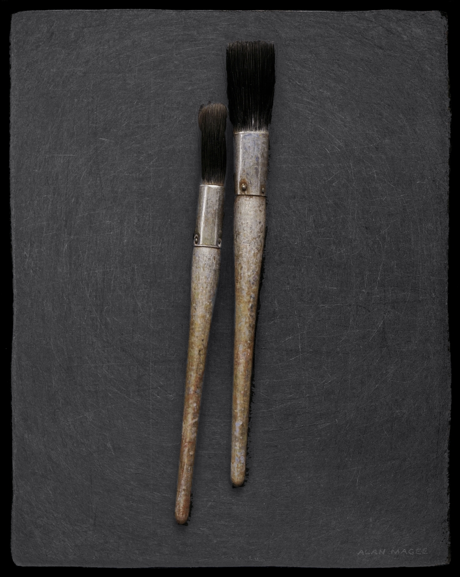 alan magee, Nocturne, 2010, acrylic and oil on panel, 14 x 11 inches