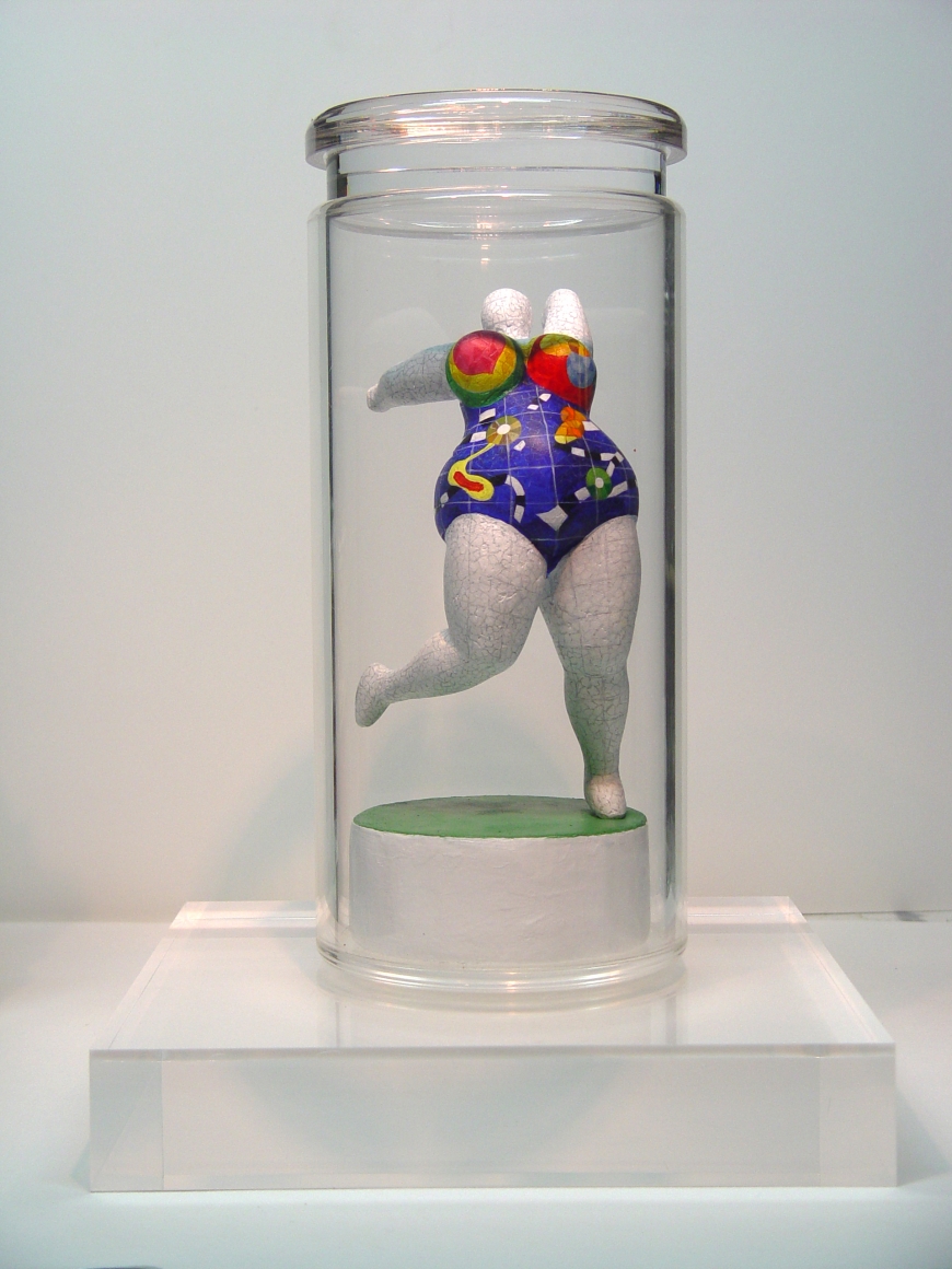 Clement - Kamena, Nana I , 2012, mixed media, 14 x 6 inches