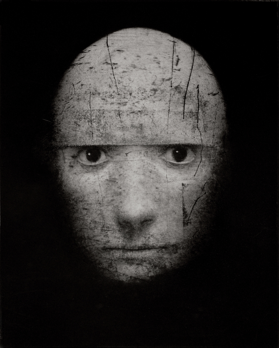 Alan Magee, Yo Lo Vi (to Goya), 2019, monotype with watercolor and black pencil, 14 x 11 inches