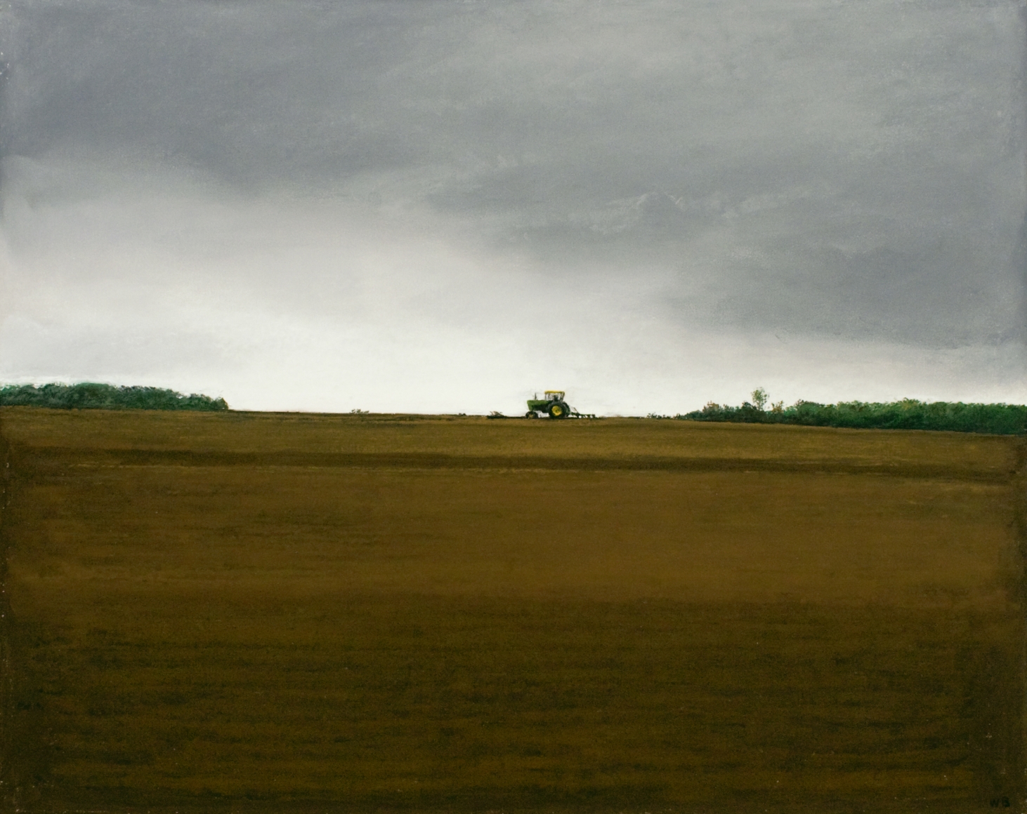 William Beckman, John Deere 3, 2014, pastel on paper, 24 x 20 inches