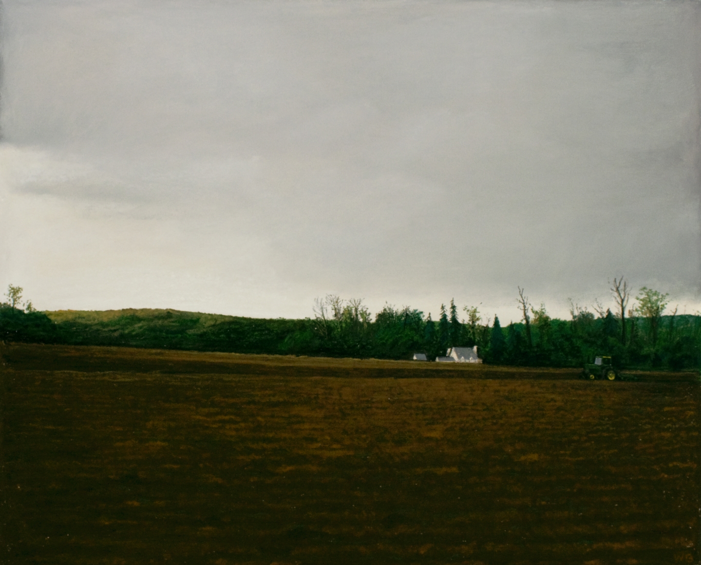 William Beckman John Deere 2, 2014, pastel on paper, 19 3/4 x 23 3/4 inches
