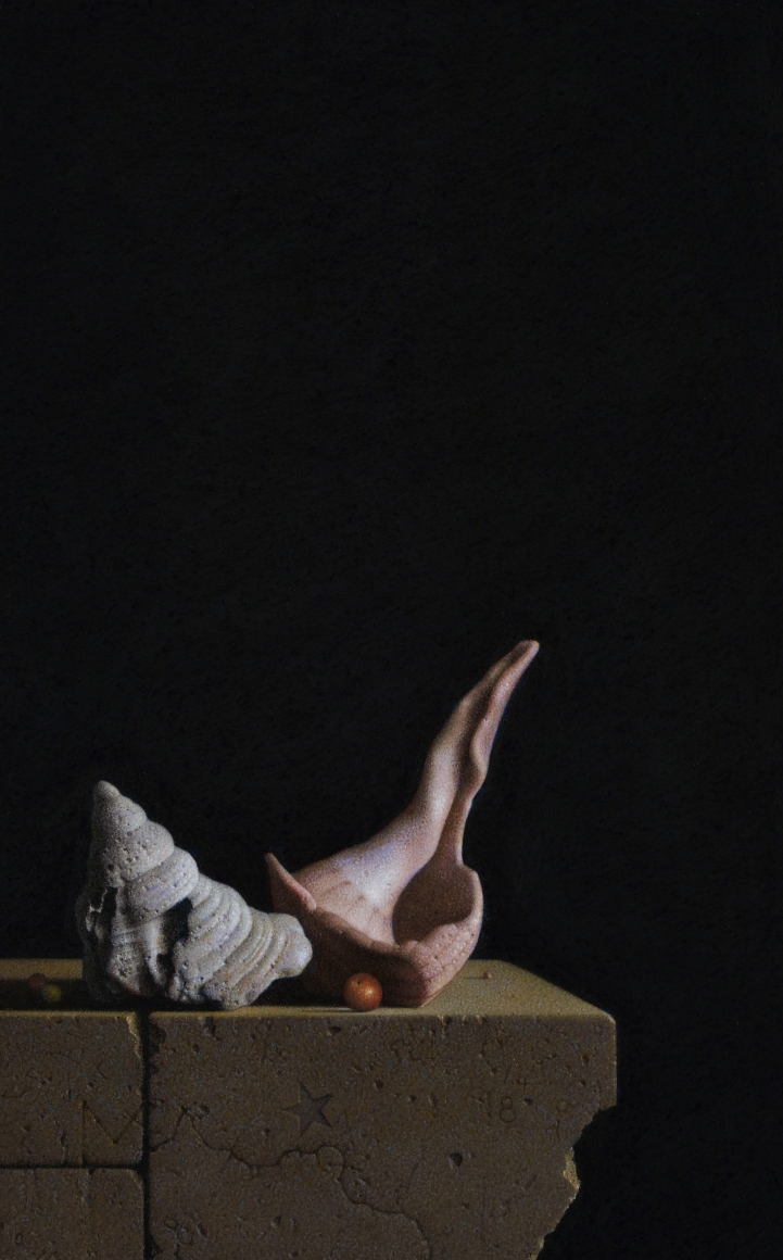 G. Daniel Massad, Pas de Deux, 2019, pastel on paper, 9 ¾ X 6 inches