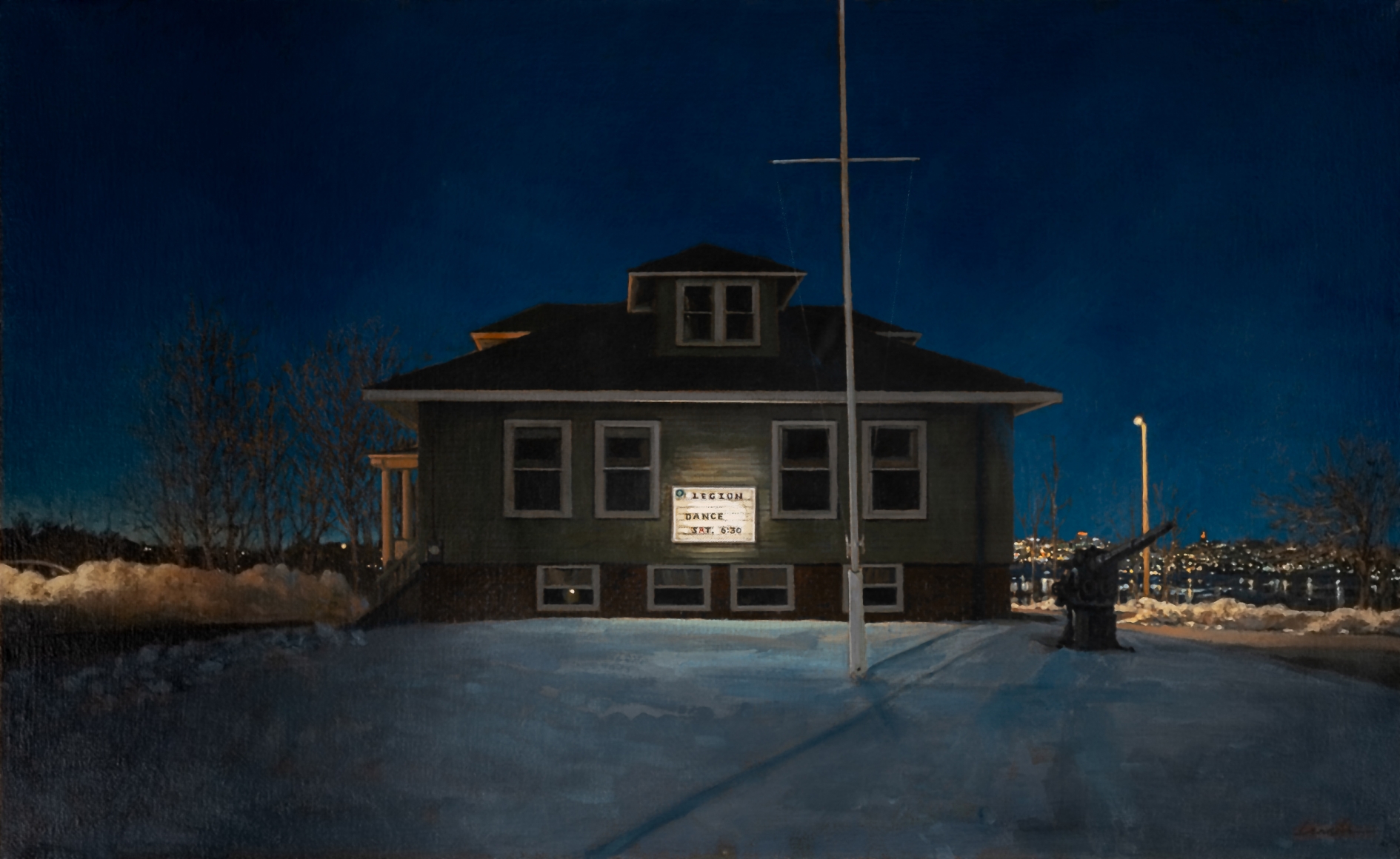 Dance, 2019, oil on canvas, 16 x 26 inches