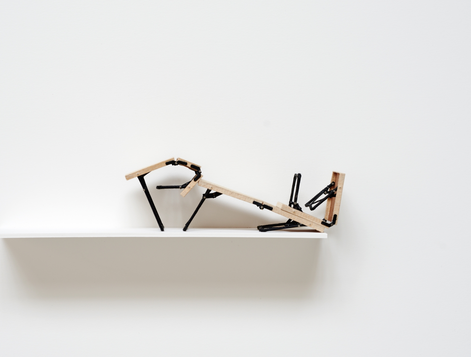 cybele young, Wait a Minute, 2015, Japanese paper construction, 17 x 15 x 2 inches