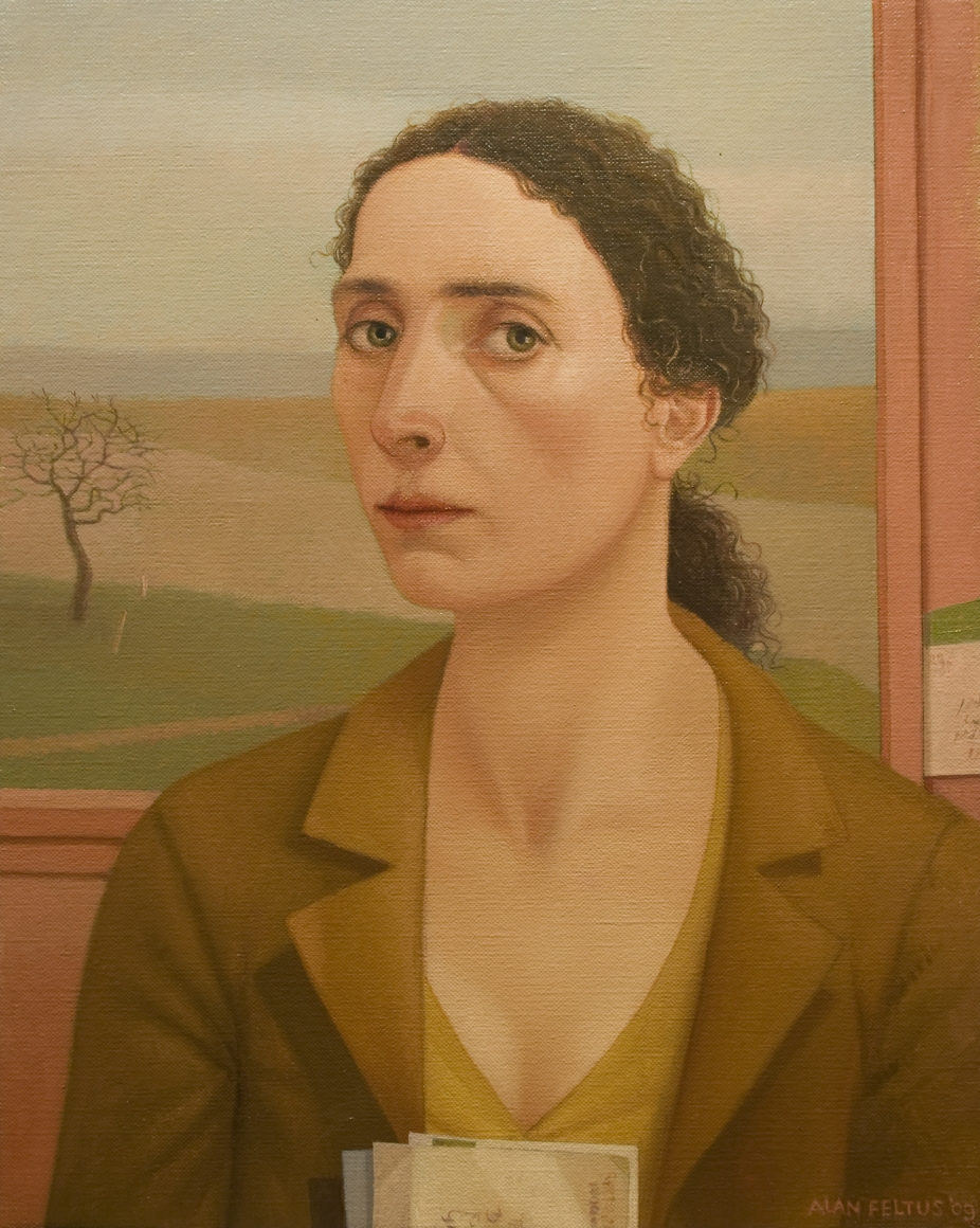 alan feltus, Anna Eva, 2009, oil on canvas, 19 3/4 x 15 3/4 inches