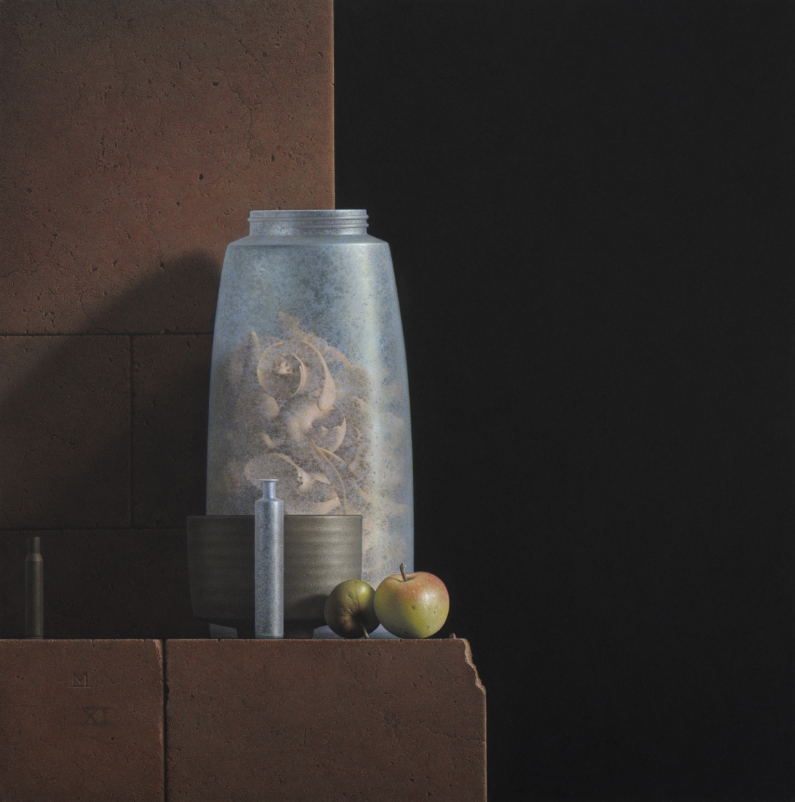 G. Daniel Massad, Shell Hunt, 2011, pastel on paper, 19 ¾ X 19 ¼ inches