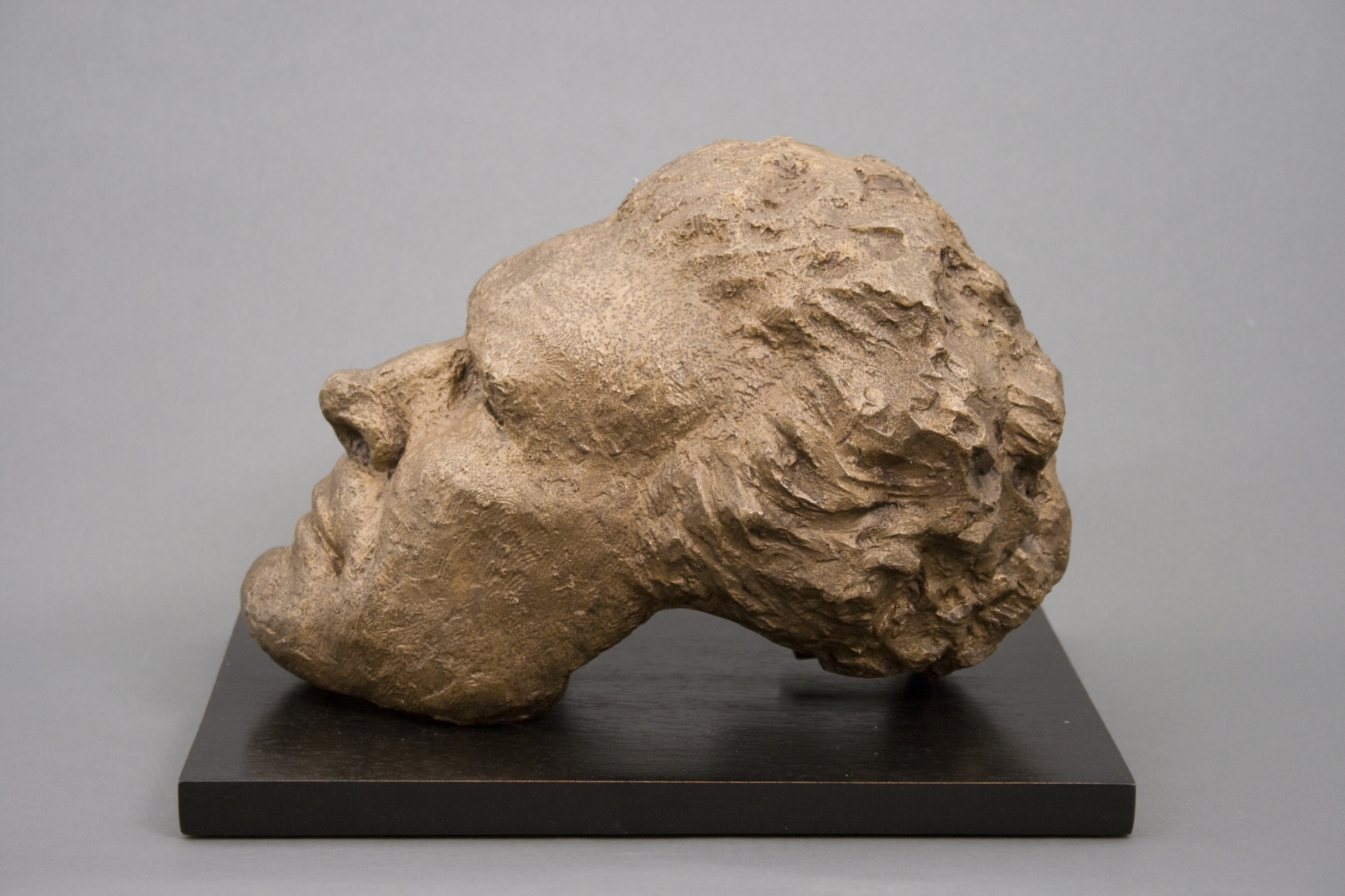 Hugo Robus, Mask (self portrait), 1940, bronze 8 x 6 1/2 x 10 1/2