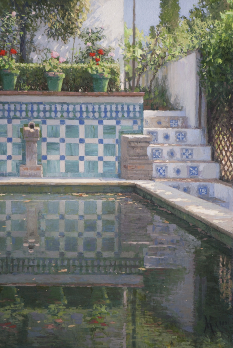 guillermo munoz vera, Carmen II, 2013, oil on canvas mounted on panel, 35 1/2 x 23 5/8 inches