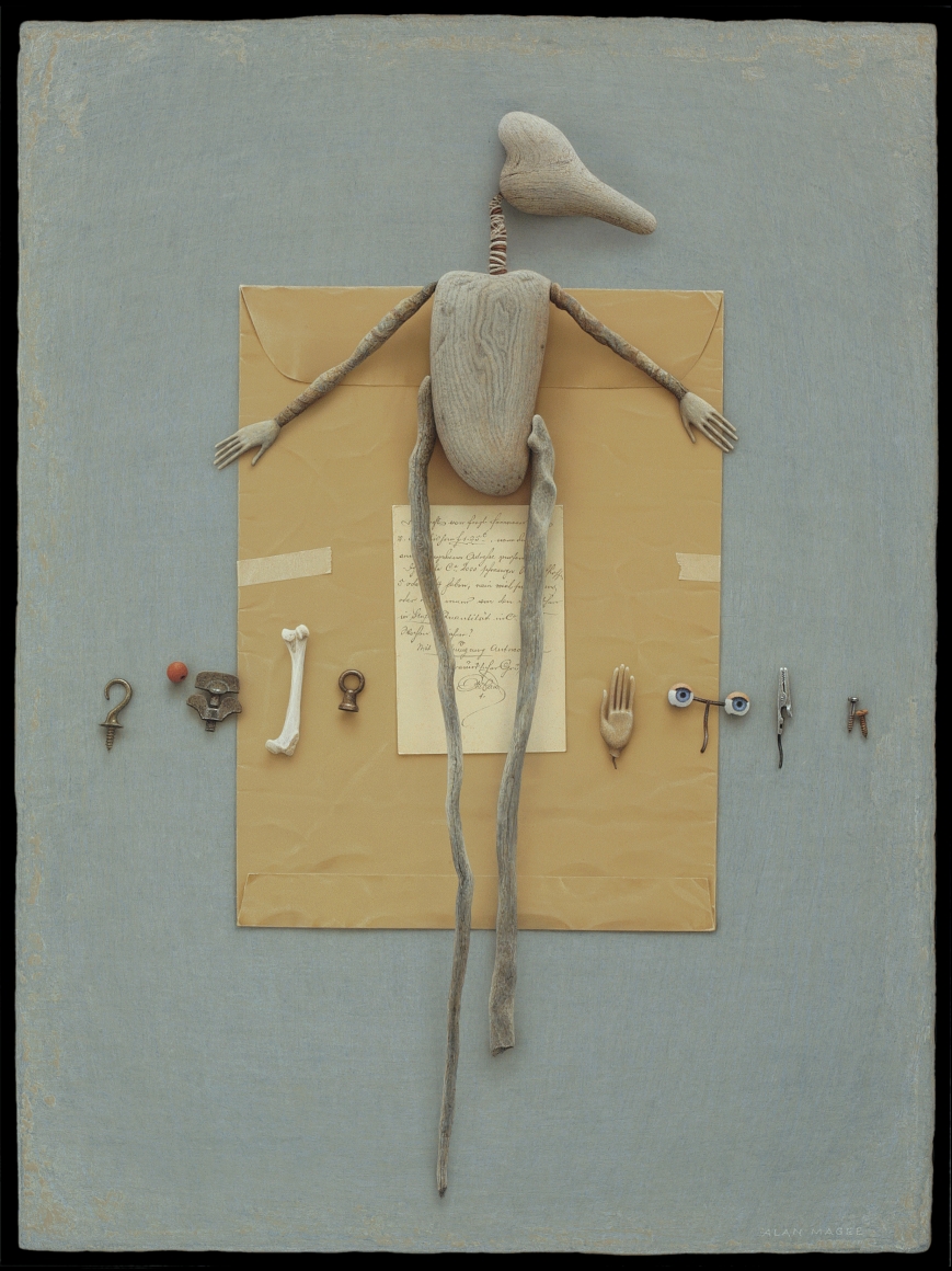 Alan Magee, Treasury, 2009, acrylic on panel, 23 3/4 x 17 3/4 inches