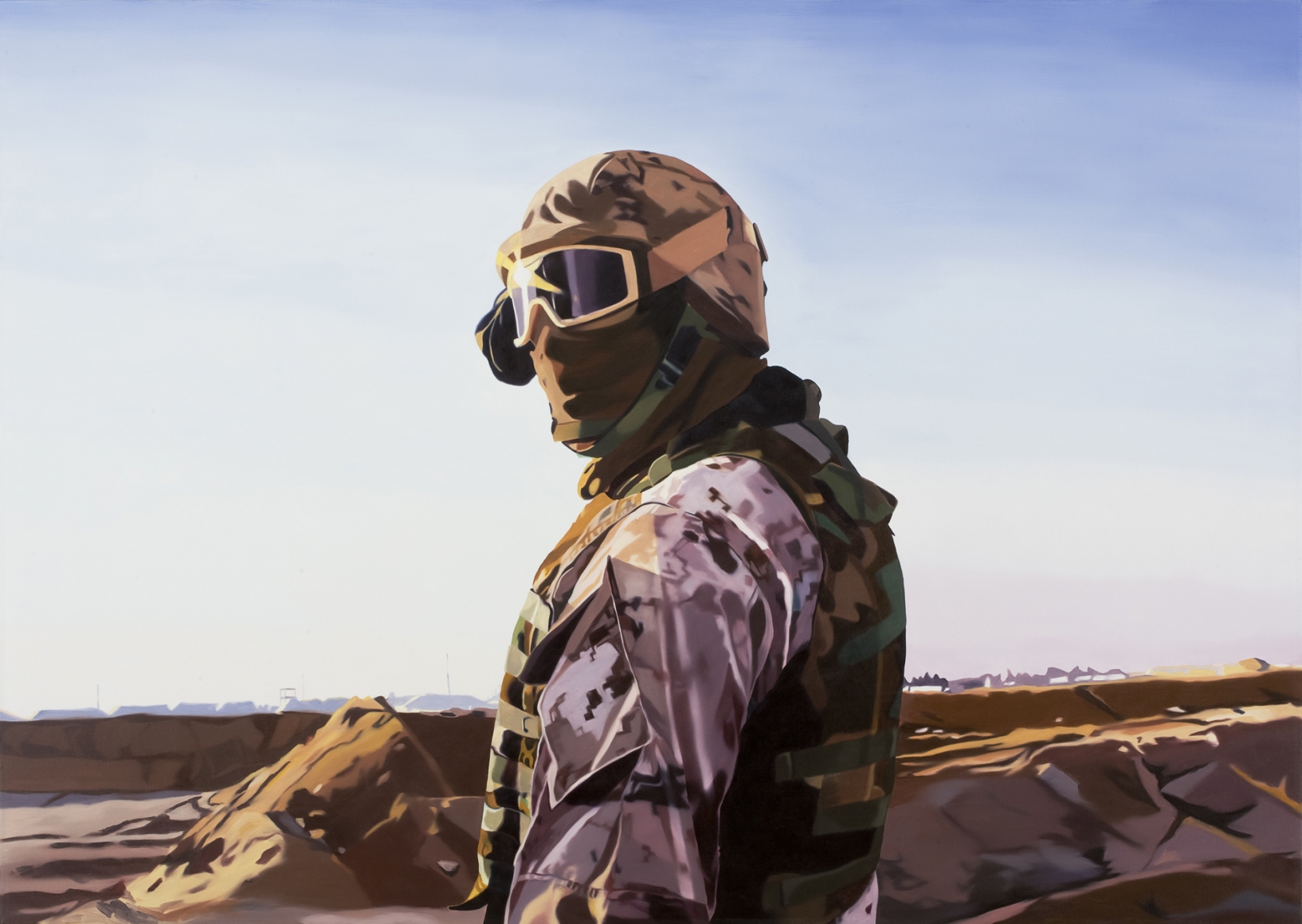 Megan Rye, Alien, 2008, oil on canvas, 52 x 73 inches
