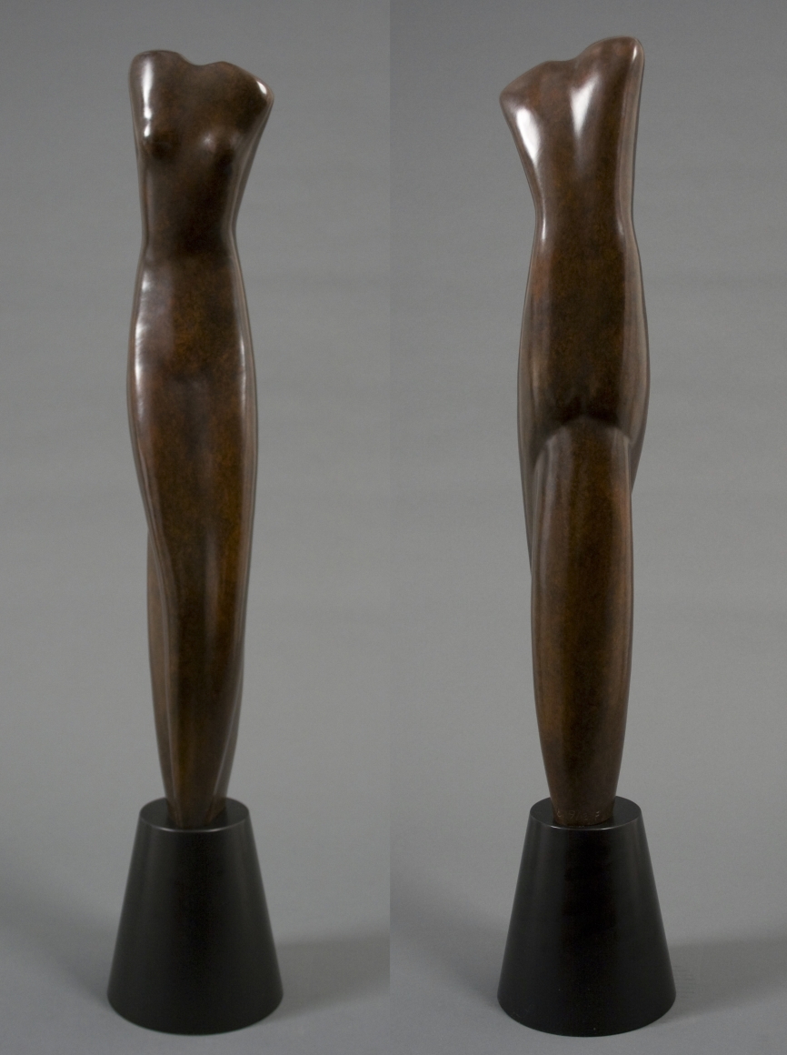 Alexander Archipenko, Torso, var. II (SOLD), 1945, bronze, 25 x 5 x 5 1/4 inches, Edition 9/12F