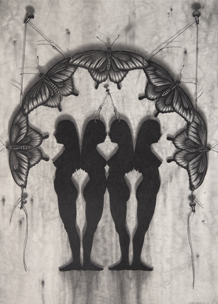 Maria Tomasula, I Remember You, 2019, graphite on Arches paper, 14 x 10 inches