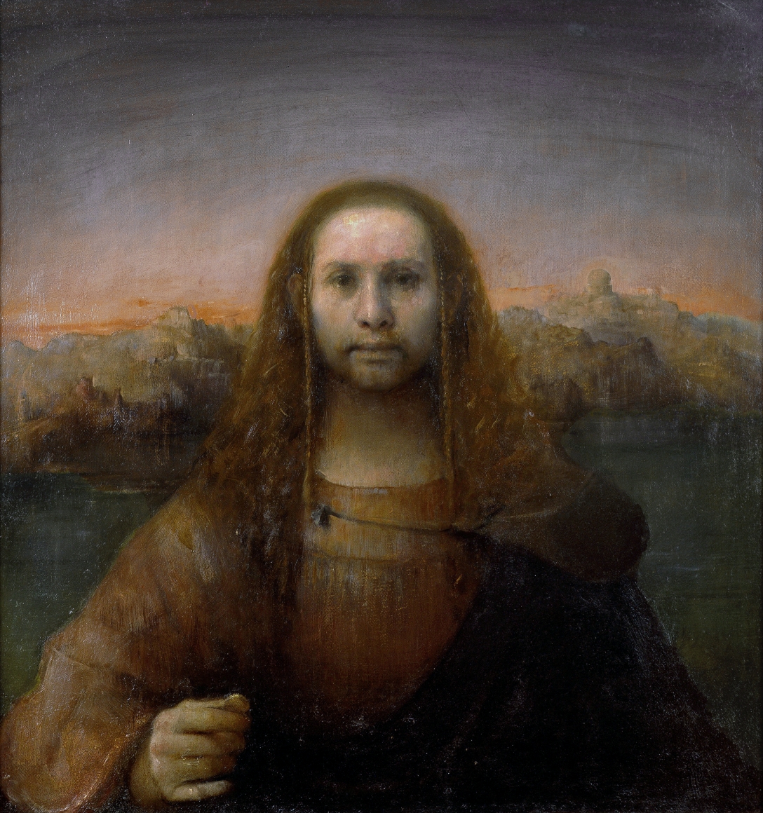 Odd Nerdrum, Man with Golden Coin, oil on linen, 33 3/8 x 31 5/8 inches