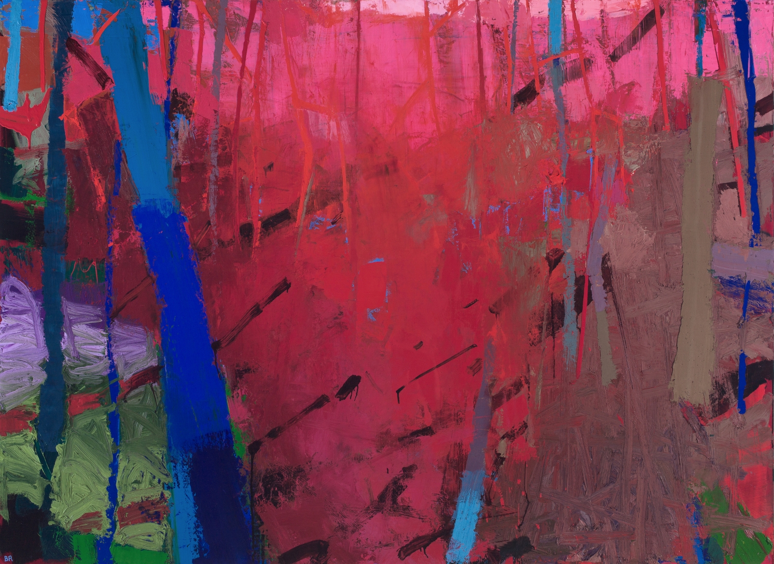 Brian Rutenberg, Sandspur, 2017, oil on linen, 60 x 82 inches