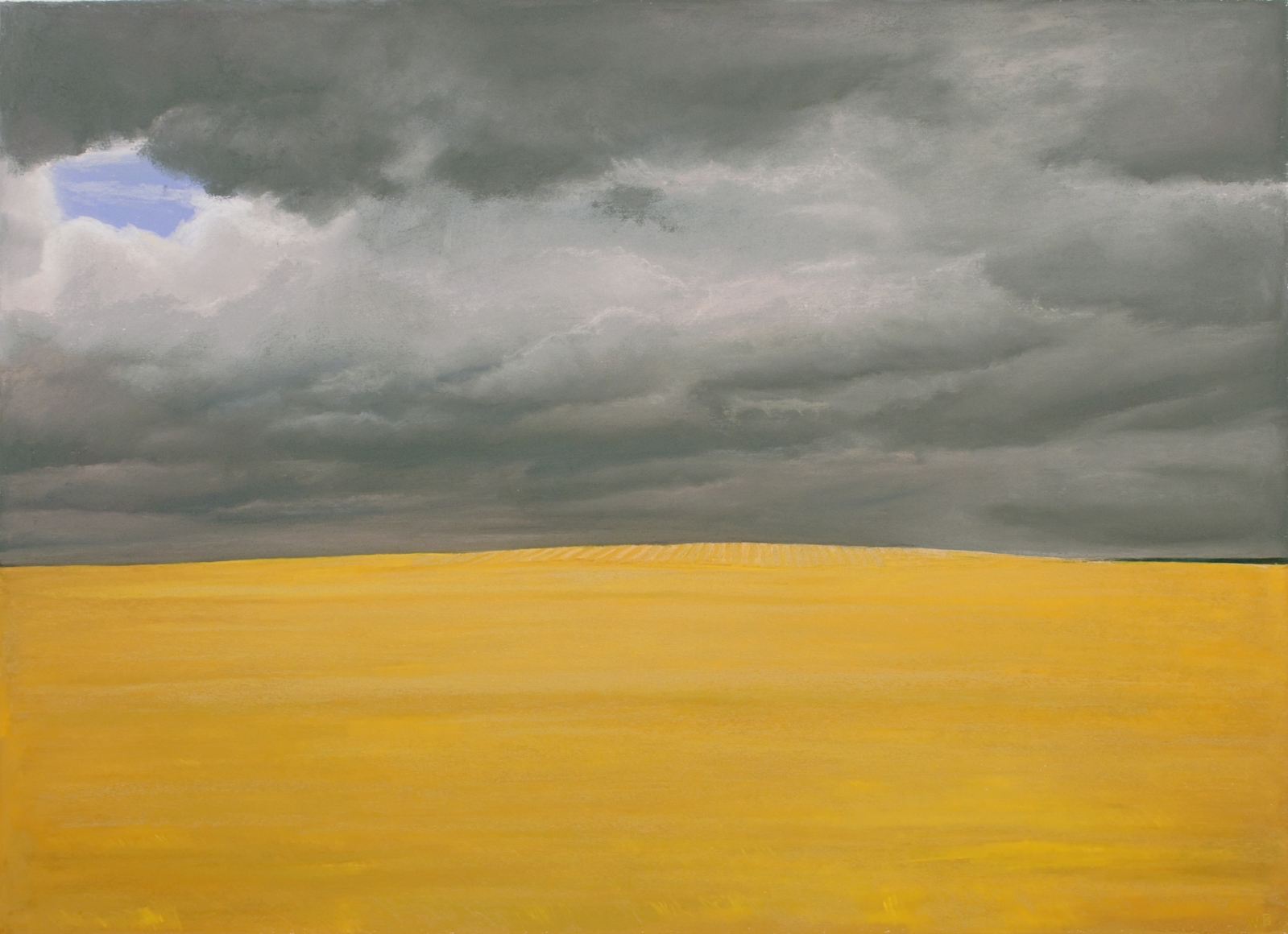 william beckman, Dakota Wheat, 2014, pastel on paper, 24 x 32 1/4 inches