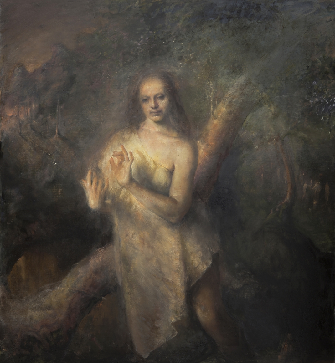 odd nerdrum, Tourettes, oil on canvas, 60 x 54 inches