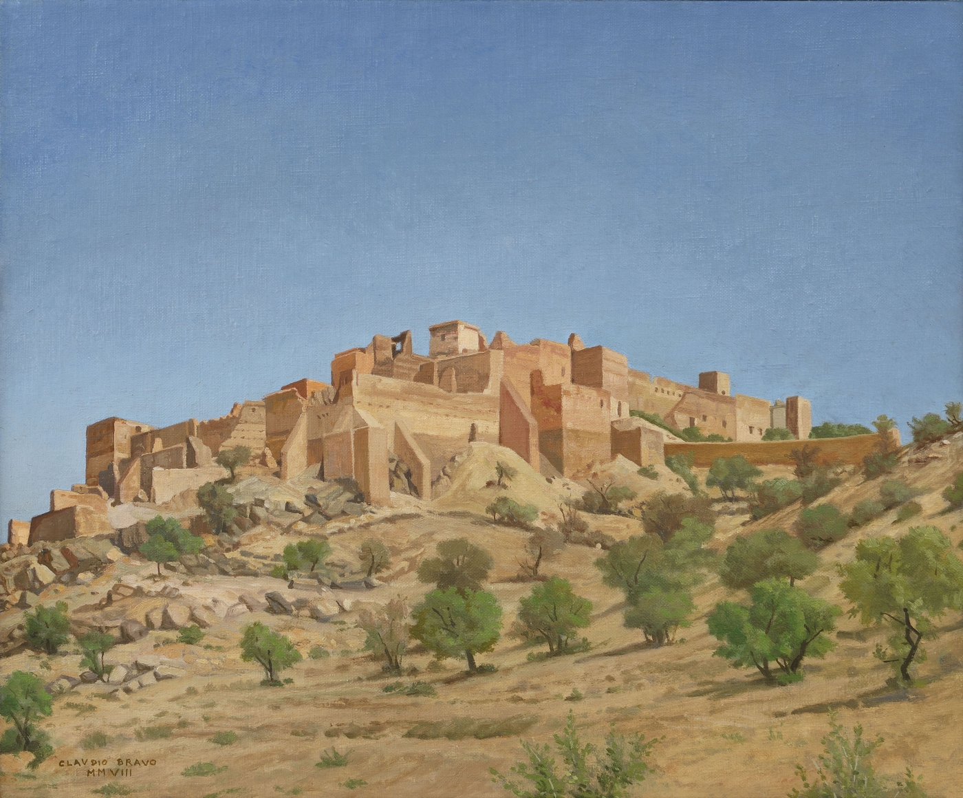 Claudio Bravo, Ait Iaaza, 2008, oil on canvas, 15 x 18 inches