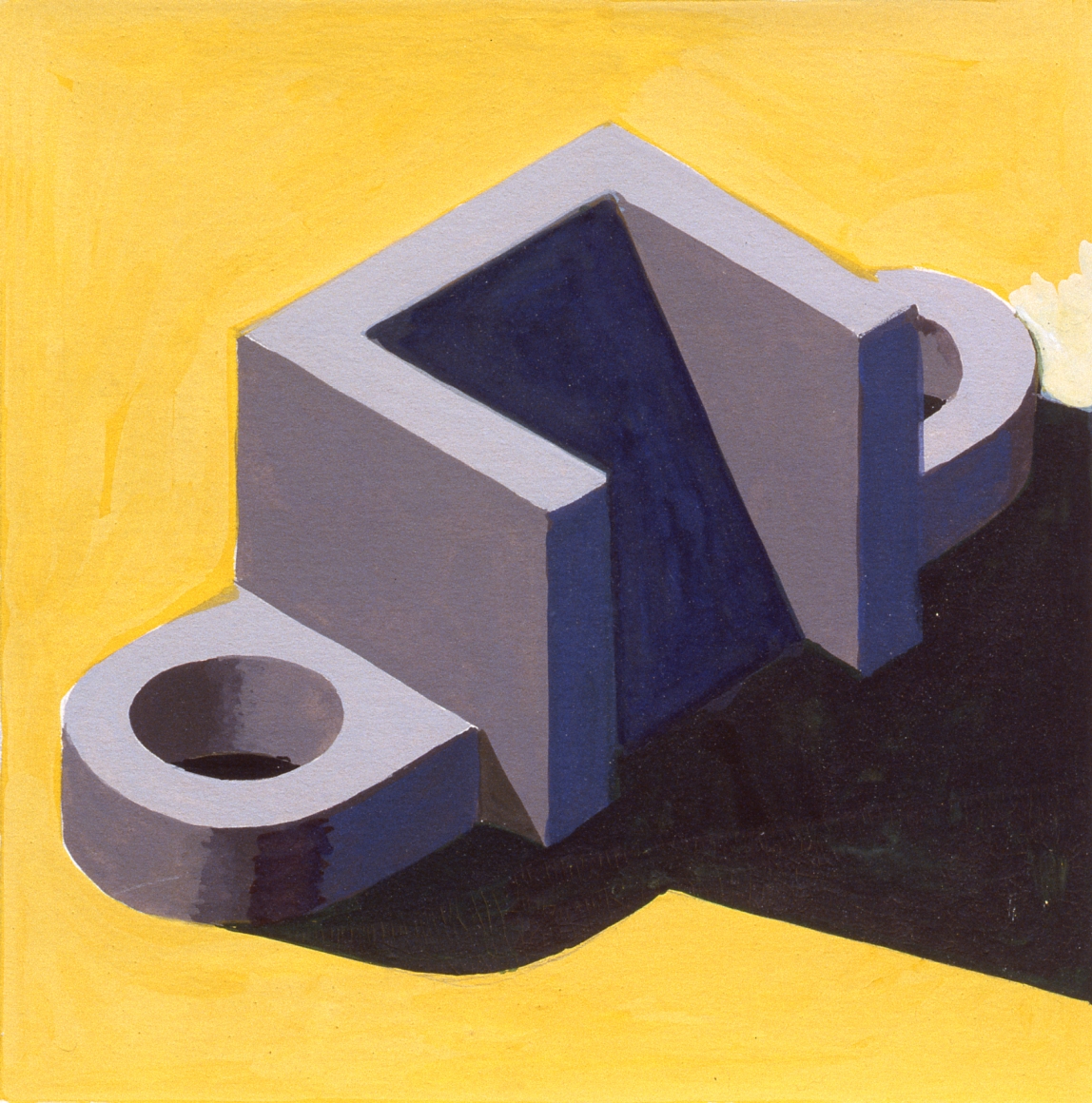 Robert Cottingham, Component XXXVI, 2005, gouache on paper, 5 1/2 x 5 1/2 inches